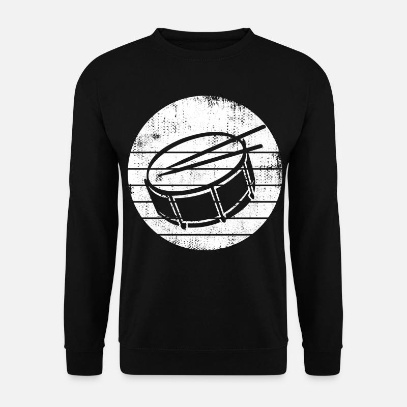 Snare Drum Drawing - Unisex Sweatshirt - black