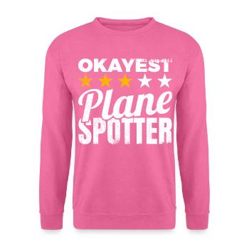 Average Planespotter - Unisex Sweatshirt - pink - Front