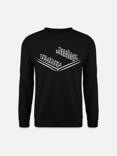 Échecs - Sweat-shirt Unisexe - noir