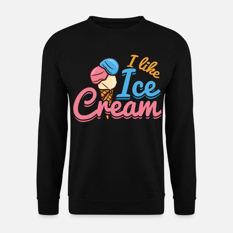 Eiscreme Liebe - Unisex Pullover - Schwarz