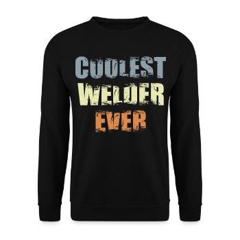 Soudeur cool - Sweat-shirt Unisexe - noir - Devant - Alina (178cm) & Michal (187cm)