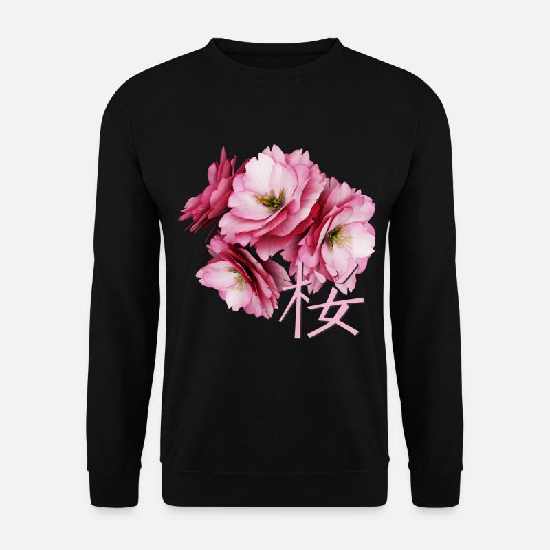 Cherry Blossom - Unisex Pullover - Schwarz