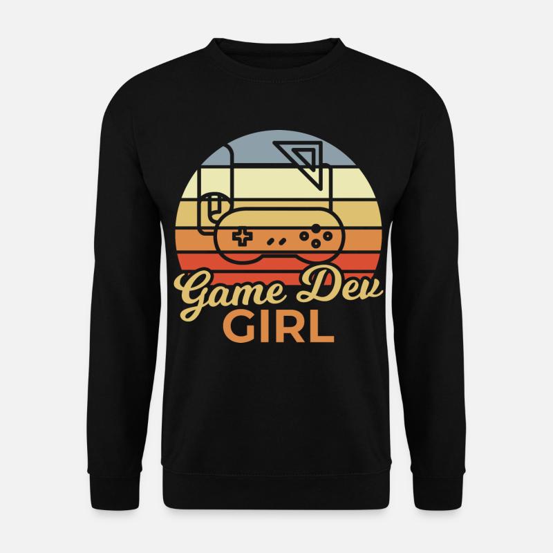 Game Dev Mädchen - Unisex Pullover - Schwarz