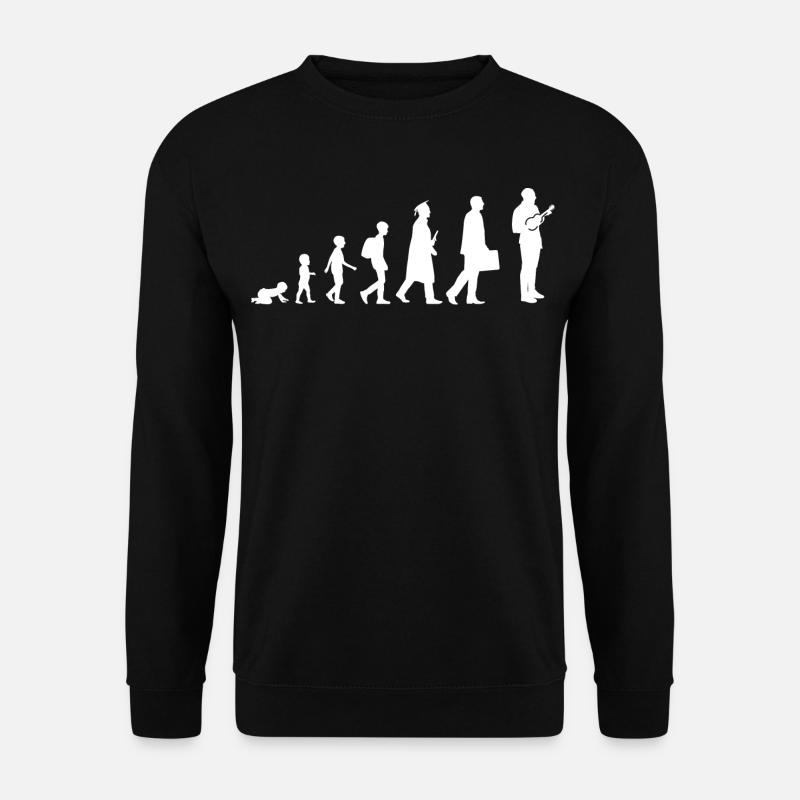 Evolution Ukulélé - Sweat-shirt Unisexe - noir