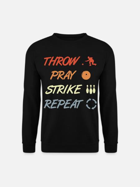 Bowling joke - Unisex Sweatshirt - black