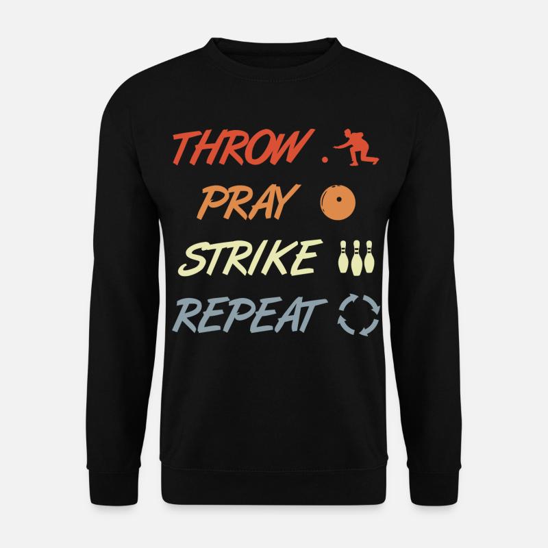 Bowling joke - Unisex Sweatshirt - black