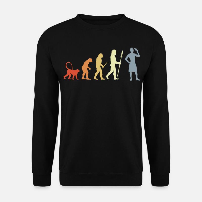 Evolution Amateurs de crème glacée - Sweat-shirt Unisexe - noir