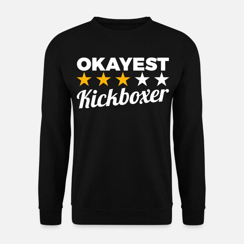 Durchschnittlicher Kickboxer - Unisex Pullover - Schwarz