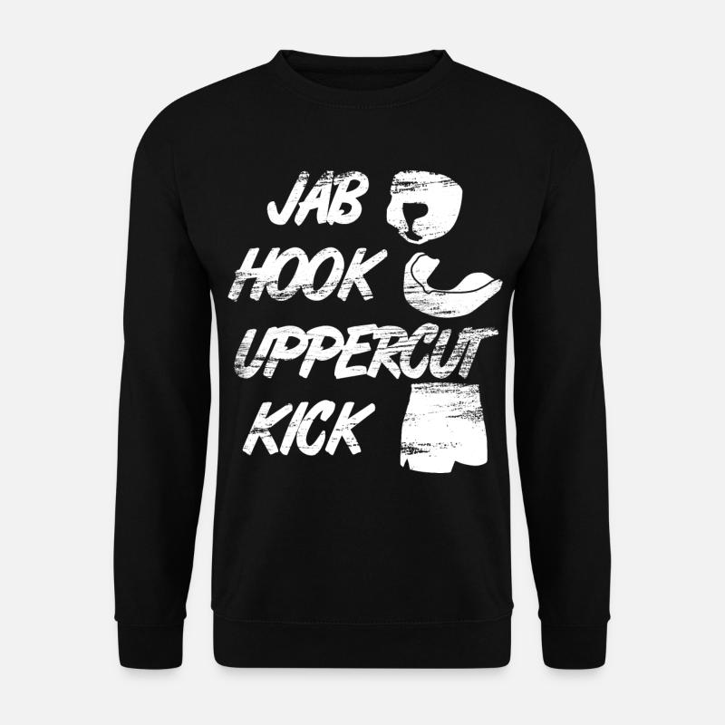 Lustiger Kickboxer Spruch - Unisex Pullover - Schwarz