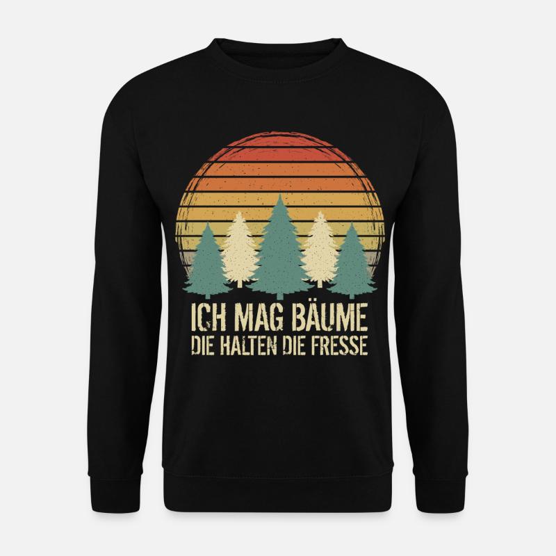 Wandern - Unisex Pullover - Schwarz