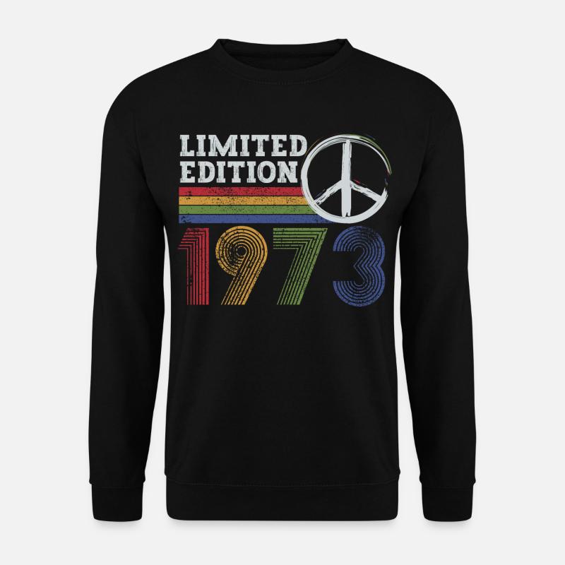 Edition Limitée Peace 1973 Rétro - Sweat-shirt Unisexe - noir