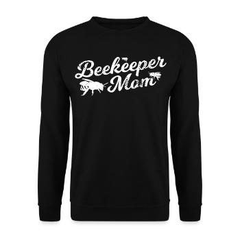 Maman apicultrice - Sweat-shirt Unisexe - noir - Devant - Alina (178cm) & Michal (187cm)