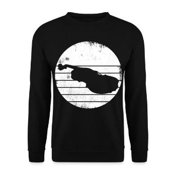 Violin Sketch - Unisex Sweatshirt - black - Front - Alina (178cm) & Michal (187cm)