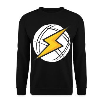 Boule Power! Tenue Boules Boules Boules de Boules Pétanque - Sweat-shirt Unisexe - noir - Devant - Alina (178cm) & Michal (187cm)