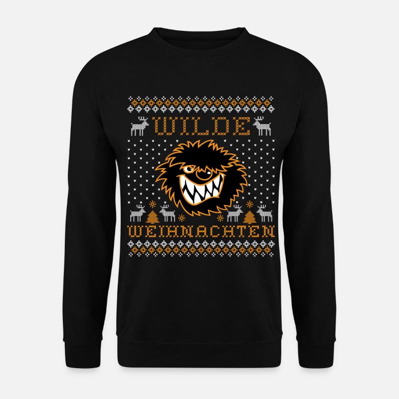 Die Wilden Kerle Wilde Weihnachten Ugly Christmas - Unisex Pullover - Schwarz