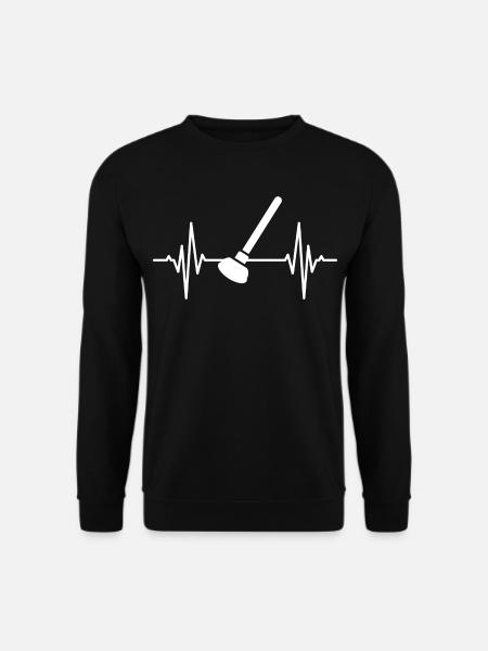 Pümpel Heartline ECG - Unisex Sweatshirt - black