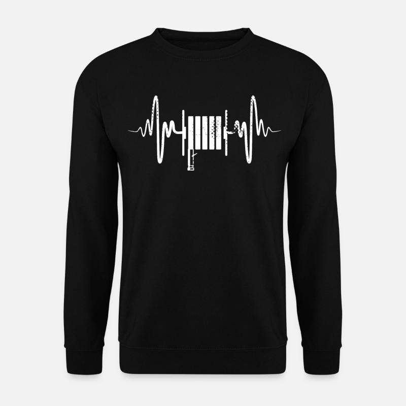 Fire Hose Pulse Rate - Unisex Sweatshirt - black