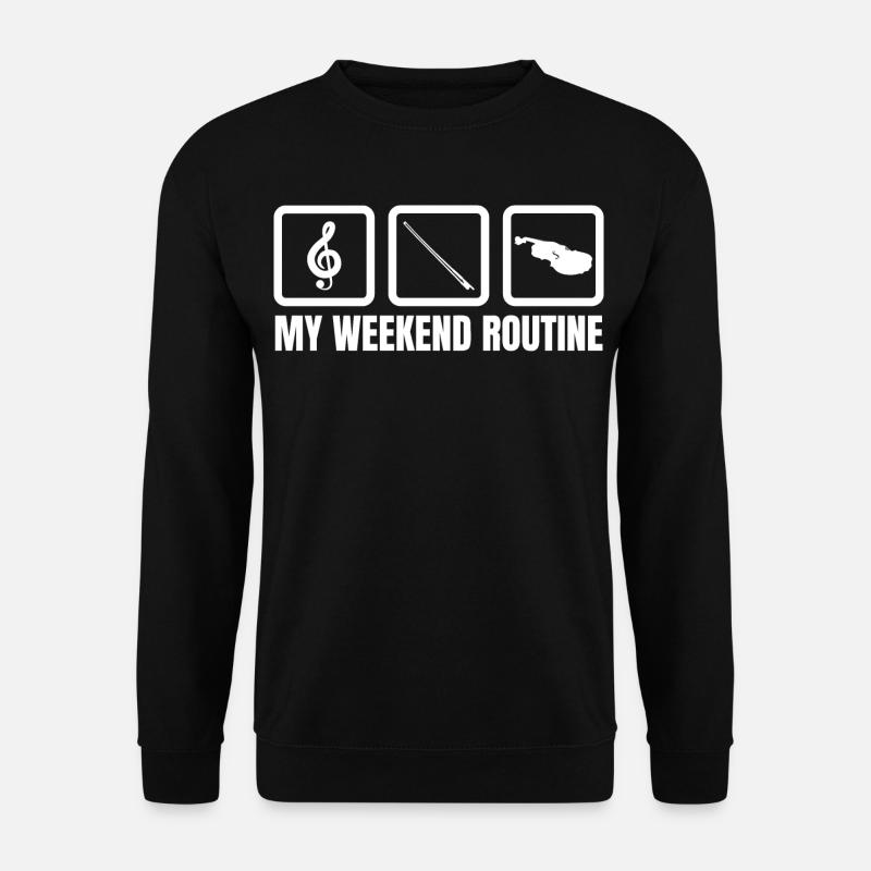 Violinists Weekend - Unisex Sweatshirt - black