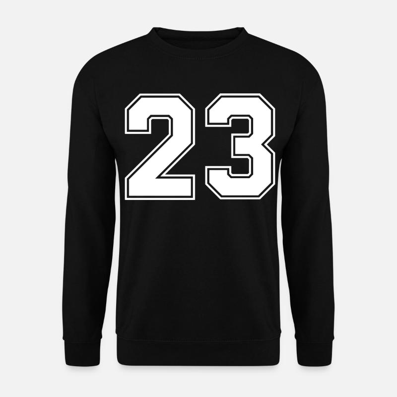 Nummer dreiundzwanzig 23 - Unisex Pullover - Schwarz
