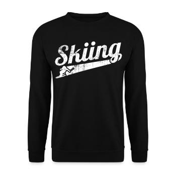 Skieur de compétition - Sweat-shirt Unisexe - noir - Devant - Alina (178cm) & Michal (187cm)