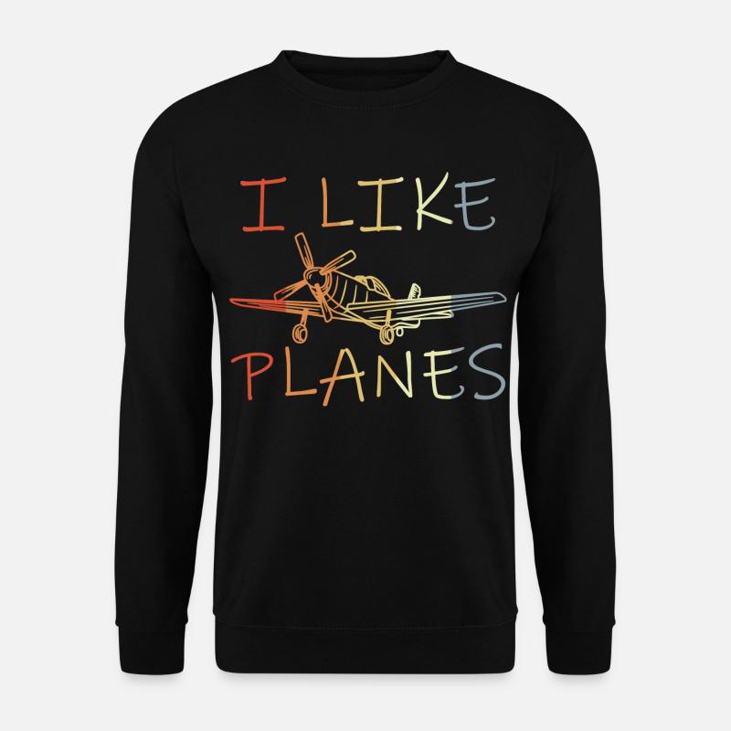 Plane Spotter - Unisex Sweatshirt - black