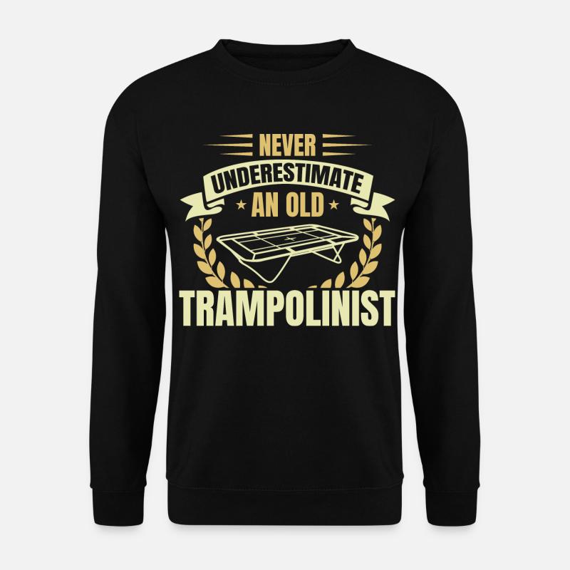 Trampolin Großvater - Unisex Pullover - Schwarz