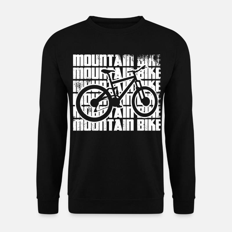 Lustiges Mountainbike - Unisex Pullover - Schwarz