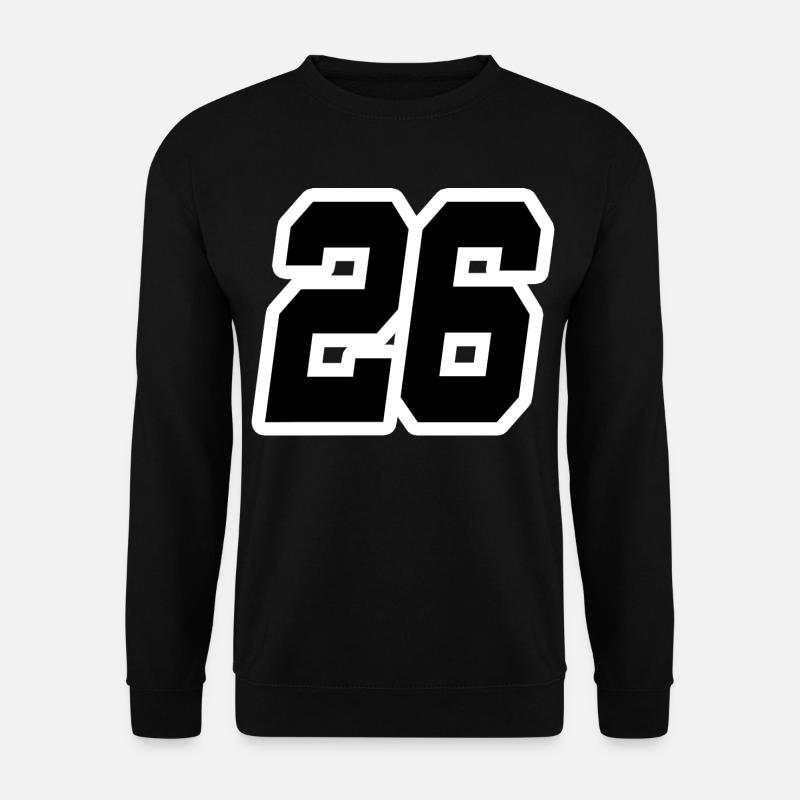 Nummer sechsundzwanzig 26 - Unisex Pullover - Schwarz