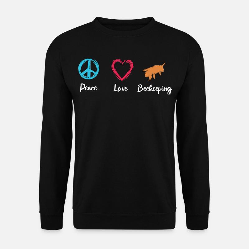 Peace Love Beekeeping - Unisex Sweatshirt - black