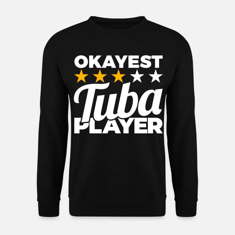 Durchschnittlicher Tubist - Unisex Pullover - Schwarz