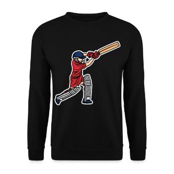 Cricket Kid - Unisex Sweatshirt - black - Front - Alina (178cm) & Michal (187cm)