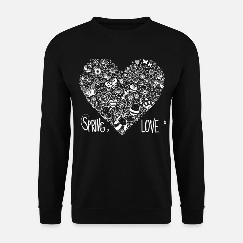 spring love - Unisex Sweatshirt - black