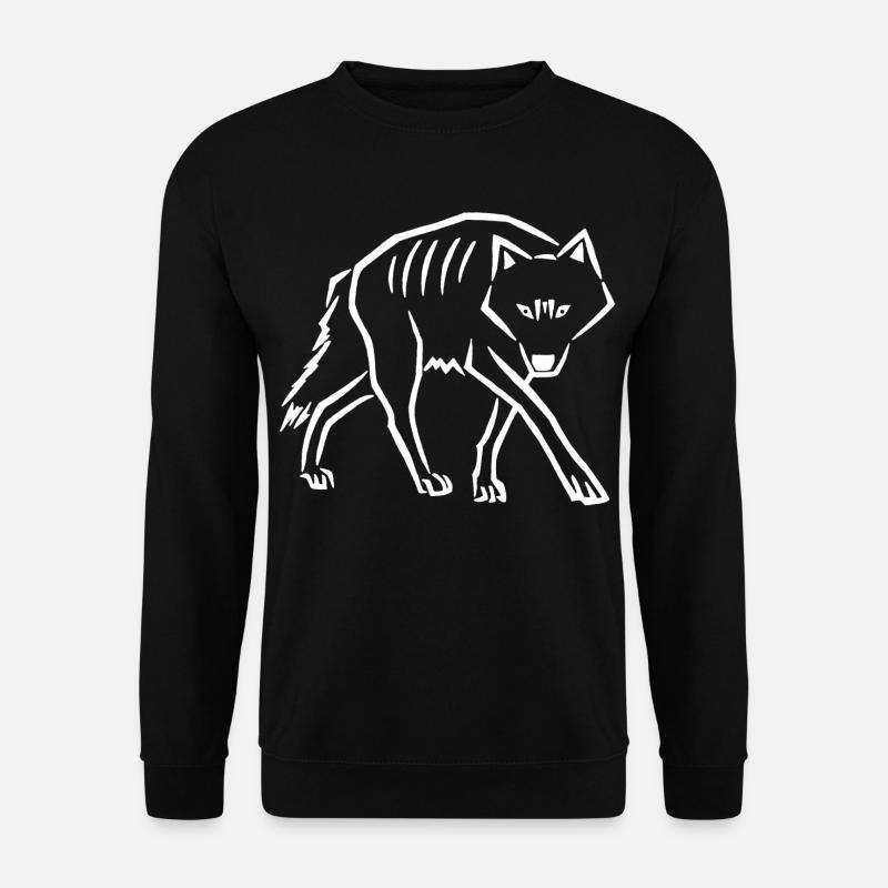 Steps Down (White) - Unisex Sweatshirt - black