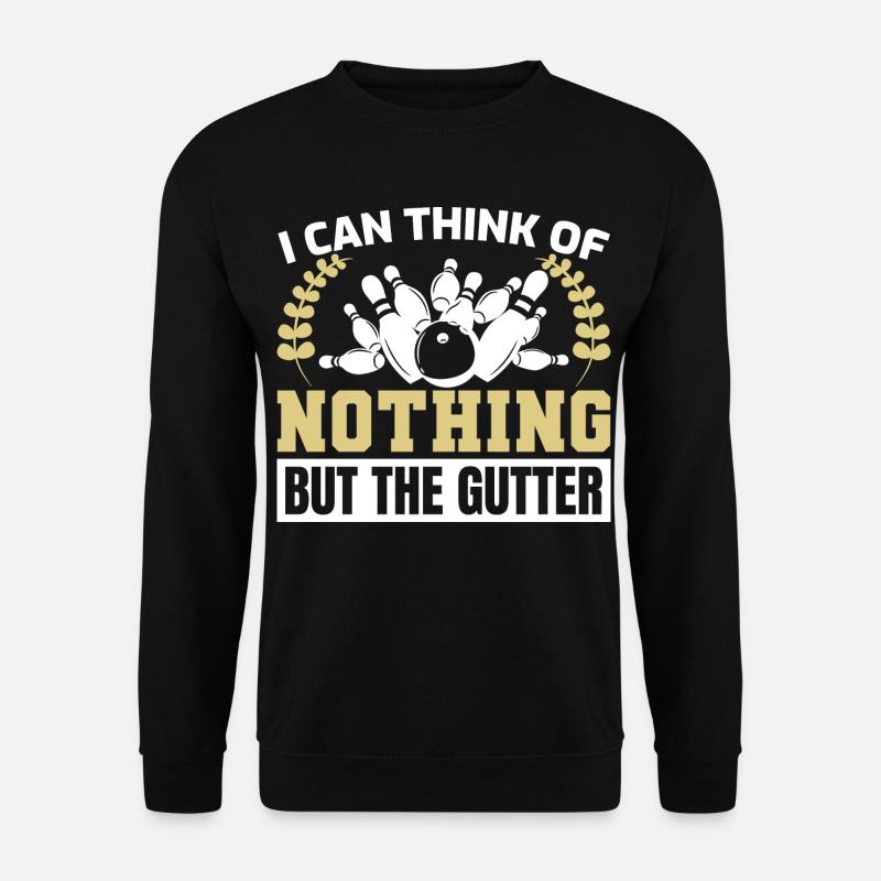 Lustiger Bowler Witz - Unisex Pullover - Schwarz