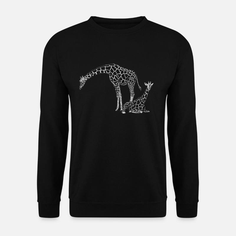 Giraffen - Unisex Pullover - Schwarz