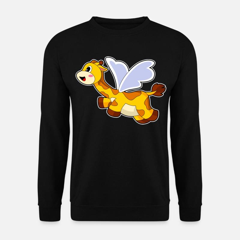 Giraffe Wings - Unisex Sweatshirt - black