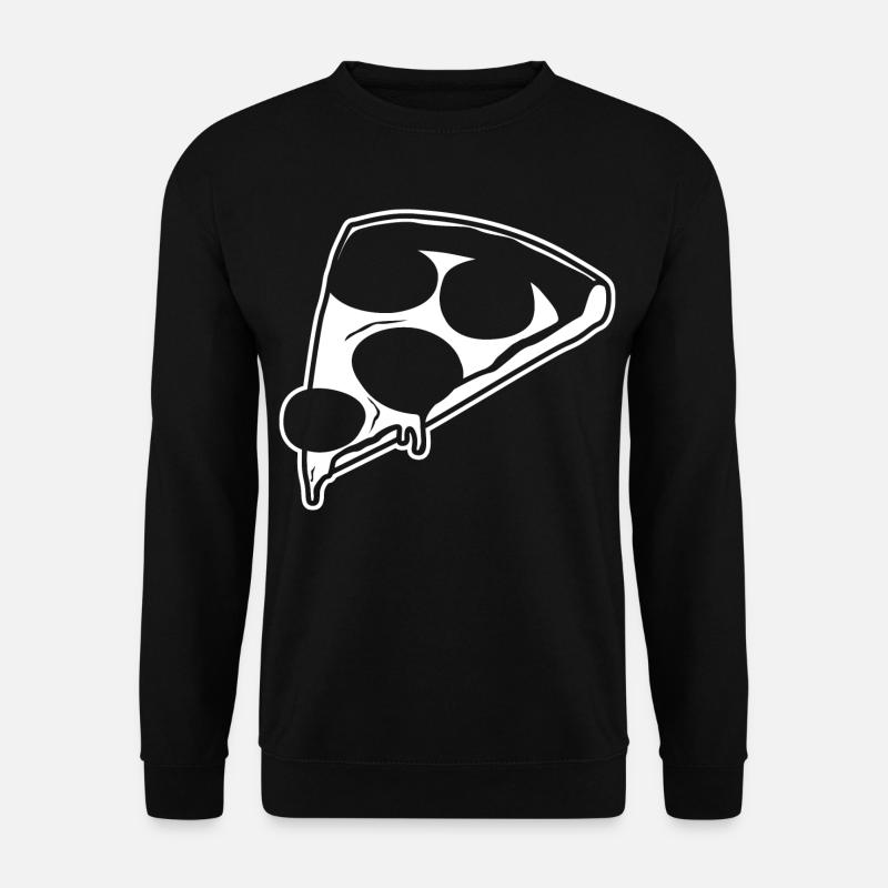 Pizza Drawing - Unisex Sweatshirt - black