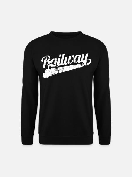 Love of railways - Unisex Sweatshirt - black