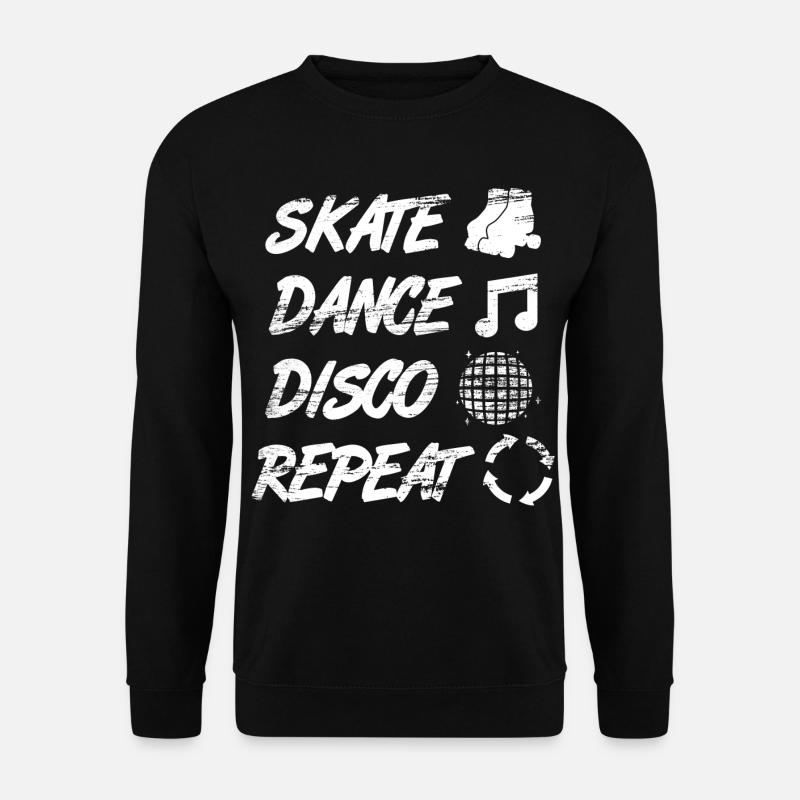 Rollschuh Disco - Unisex Pullover - Schwarz
