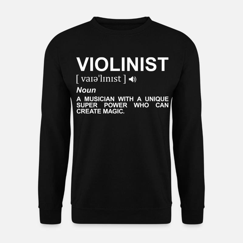 Violinist Dictionary - Unisex Sweatshirt - black