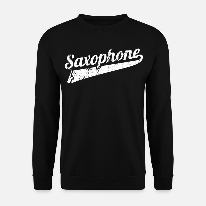 Funny Saxophone - Unisex Sweatshirt - black