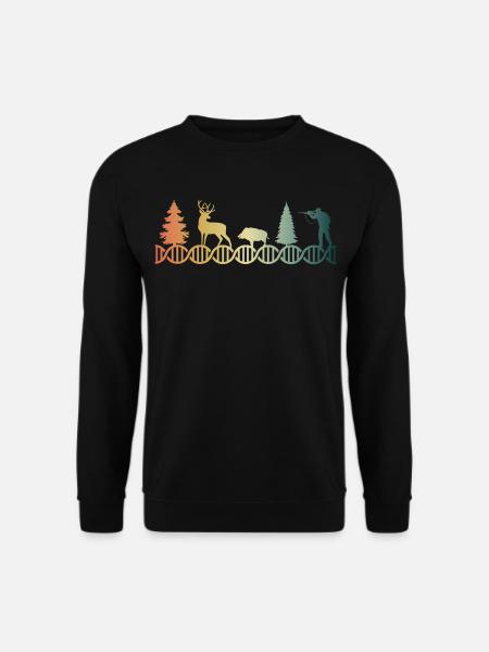 Hunter Hunt DNA DNA Huntress - Unisex Sweatshirt - black