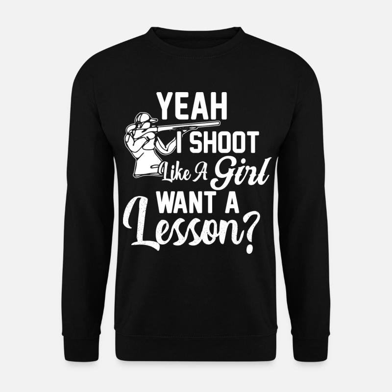 Fallenschießen - Unisex Pullover - Schwarz