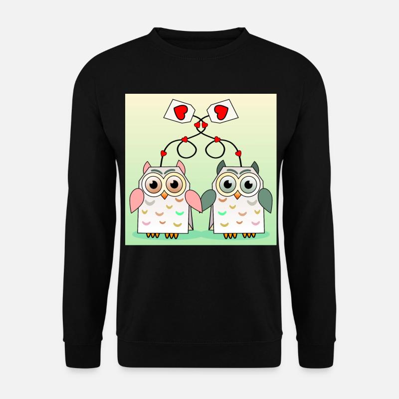 Owl Tea - Unisex Sweatshirt - black