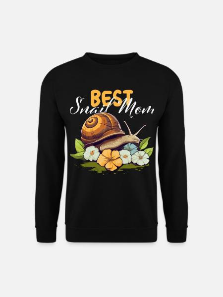 Beste Schnecken-Mama – Für Schneckenliebhaber - Unisex Pullover - Schwarz