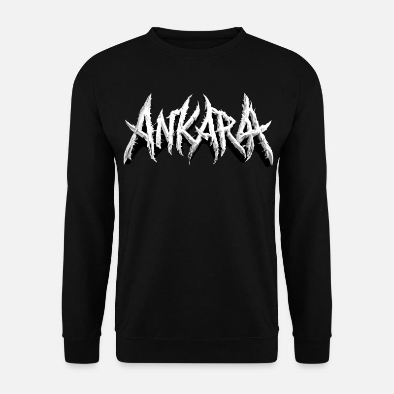 Ankara Türkei - Ankara Metal Musik Headbanger - Unisex Pullover - Schwarz