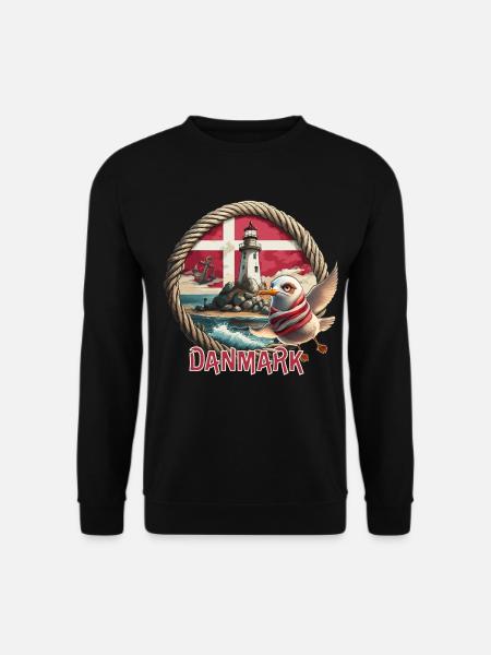 Danmark - Dänemark - Denmark - Unisex Pullover - Schwarz