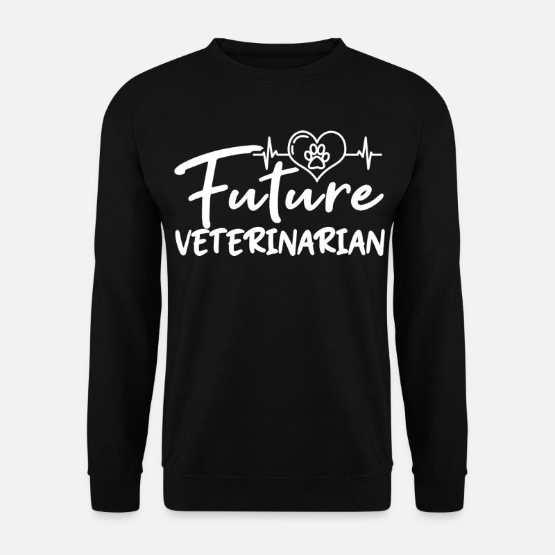 Zukünftiger Tierarzt - Unisex Pullover - Schwarz