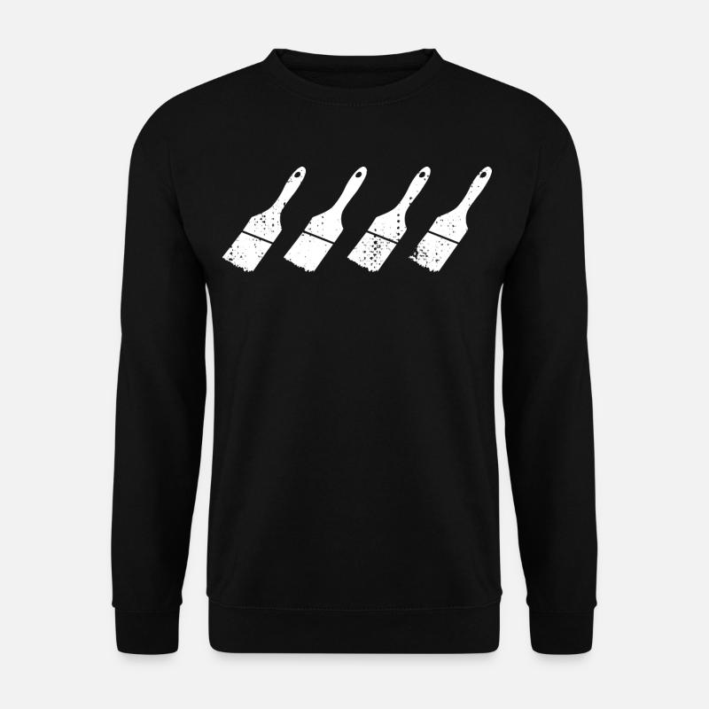 Painter's Brush Sketch - Unisex Sweatshirt - black