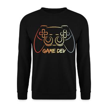 Spiele Entwickler - Unisex Pullover - Schwarz - Vorne - Alina (178cm) & Michal (187cm)